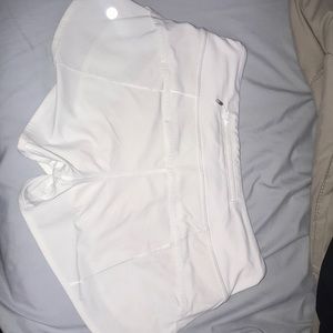 perfect condition white speed shorts sz 2